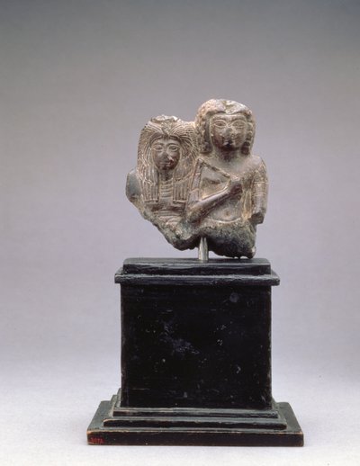 King Amenophis I and His Mother, Ahmose-Nofretiri by Egyptian 19th Dynasty